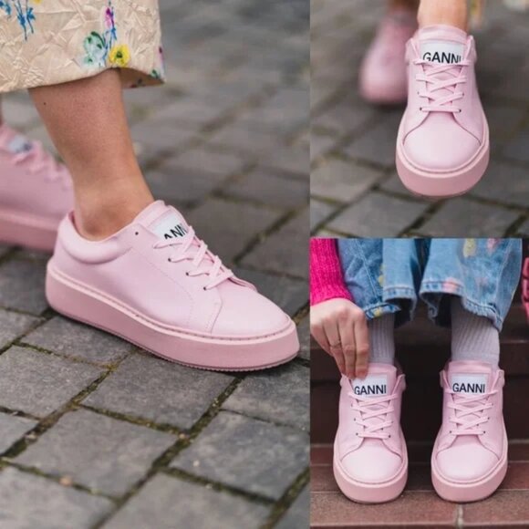 Ganni Shoes - NIB GANNI Pale Lilac Sneakers